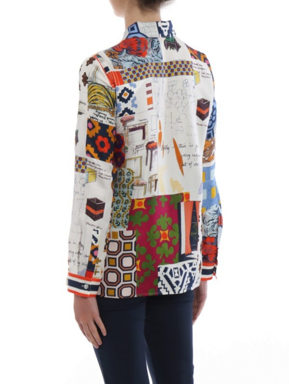NWT Tory Burch Sienna Silk Twill Button Front - Picture 2 of 6